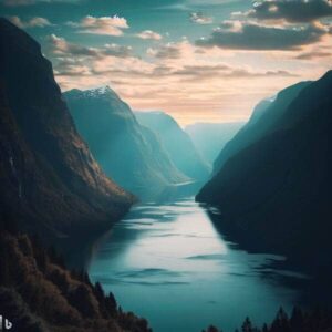 fjord in norwegen